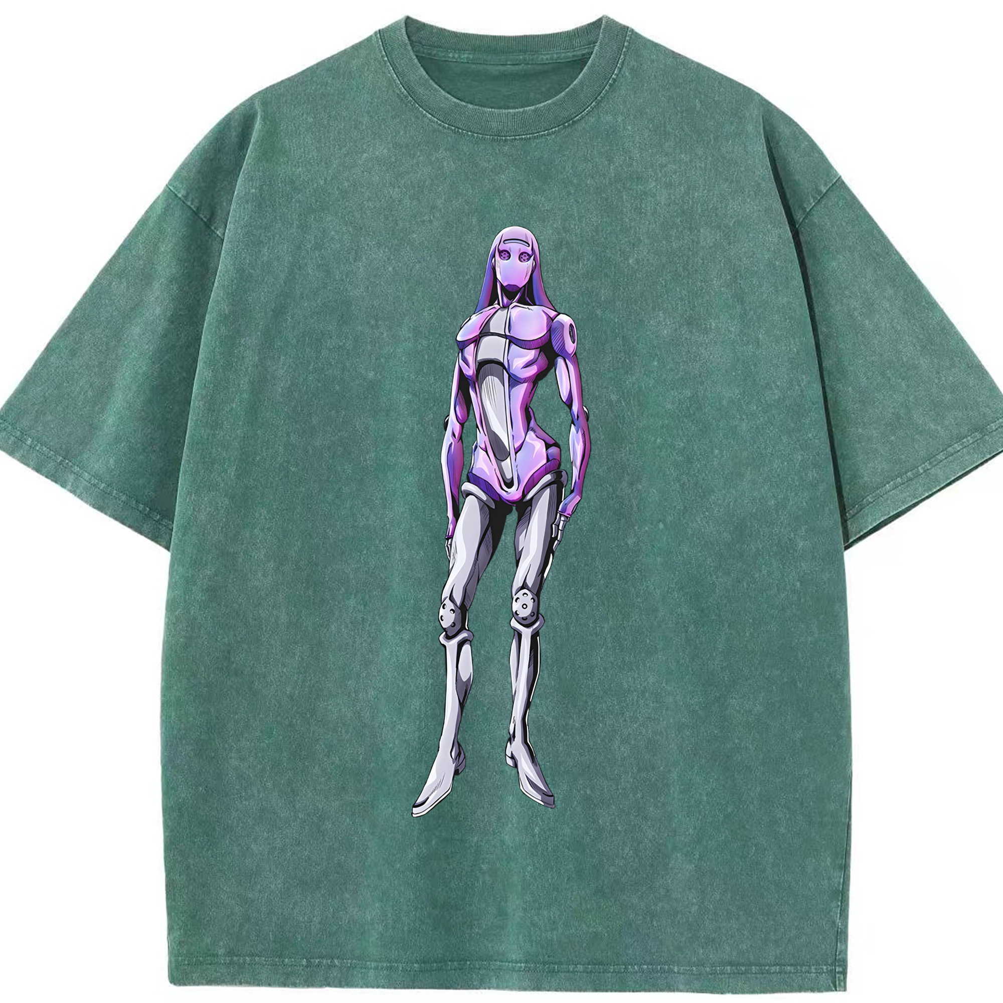 （画像用） ジョジョの奇妙な冒険 JoJo's Bizarre Adventure 綿100% ヴィンテージ風 半袖Tシャツ（フロントプリント）